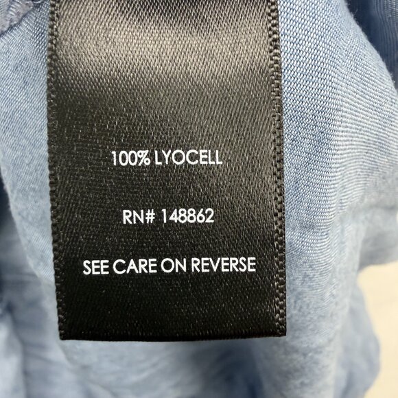 Torrid Chambray Button-Front Midi Shirt Dress Size 28 - Picture 5 of 11